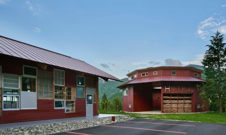 The hotel at the Kamikatsu Zero Waste Centre, Japan.