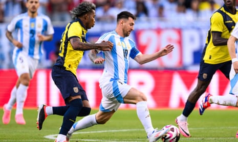 Messi makes return as Argentina edge past Ecuador in Copa América warm-up |  Argentina | The Guardian