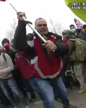 Thomas Webster at the 6 January riot.