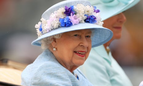 The Queen wrong-footed backers, wearing blue for the second day running.