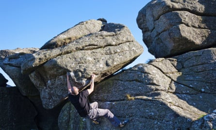 bouldering Dorset