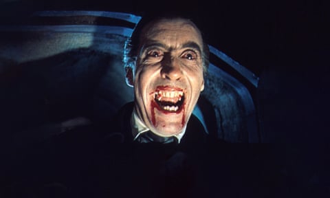 Christopher Lee as Count Dracula, 1958.