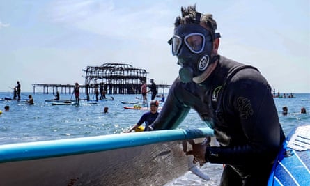 ‘Our water should be open to everyone, free of fear for health’: protests in Brighton.