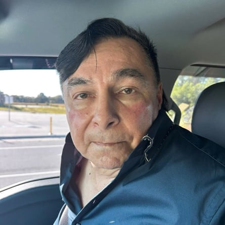 Man in car