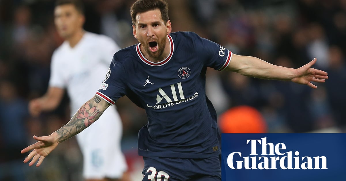 Messi’s majestic run and finish leaves Manchester City trailing in PSG’s wake
