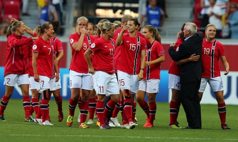 Norway manager Even Pellerud at the Women’s Euros in 2013.