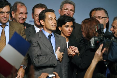 Rachida Dati and Nicolas Sarkozy