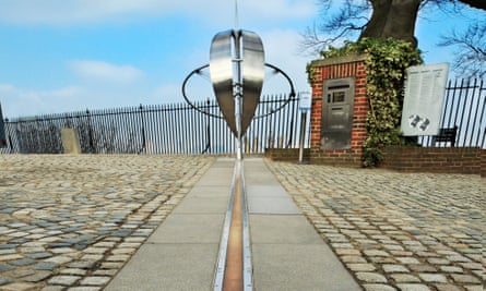 The Greenwich Meridian line