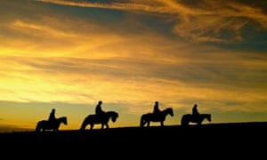 Four people night pony trekking