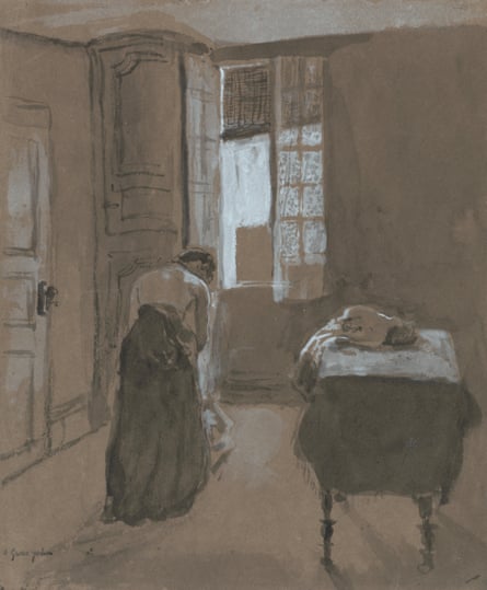 Woman Dressing by Gwen John, c1907.