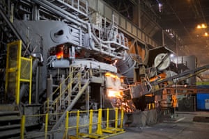Liberty Steel’s steelworks in Rotherham.