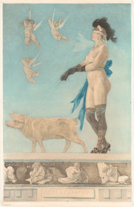 Pornocrates, 1896, by Félicien Rops.