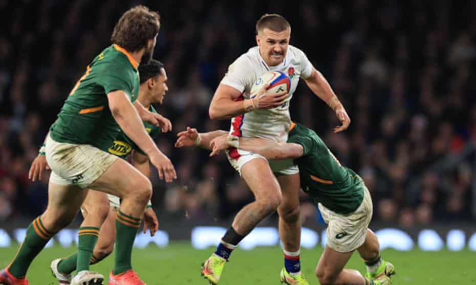 England’s Henry Slade in action against South Africa last November.