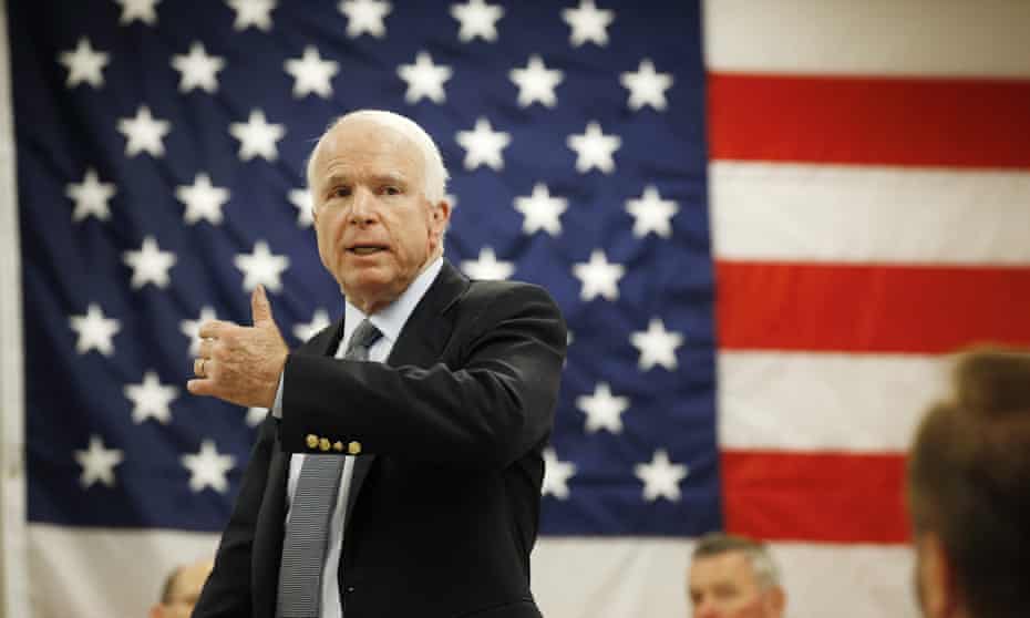 John McCain speaks in Tempe, Arizona