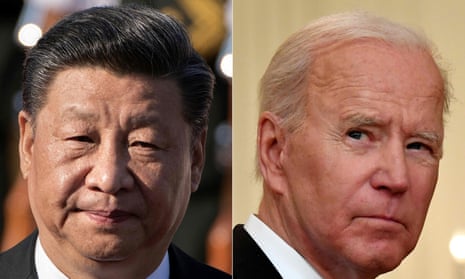 China president Xi Jinping and US president Joe Biden