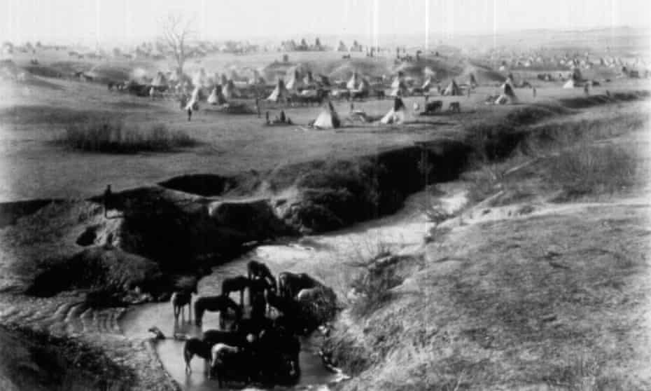Sioux Village, 1891, Wounded Knee, South Dakota.