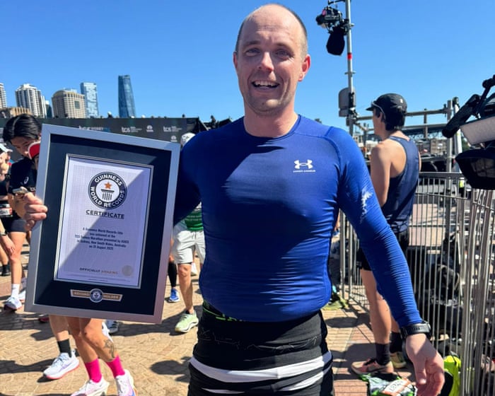 Sydney marathon by the numbers – including a runner who wore 53 underpants weighing 5kg
