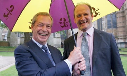 Nigel Farage, with Carswell, in 2015.