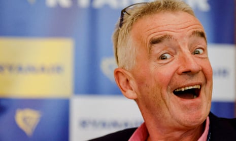 Ryanair chief executive Michael O'Leary at a news conference in Brussels, Belgium, in September.