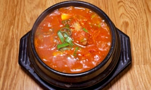 The special: yukgaejang, or beef soup with cabbage.