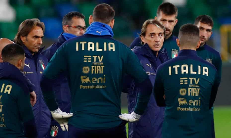 We should not be here': Mancini targets World Cup win before Italy play-off  | Italy | The Guardian
