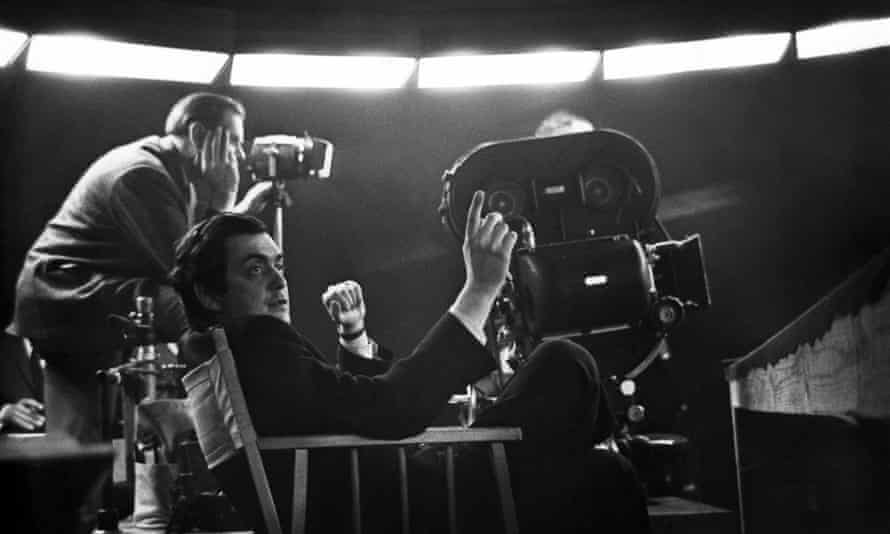 Stanley Kubrick behind the camera for Dr Strangelove.