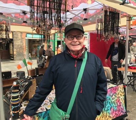 John Cullen standing at his stall
