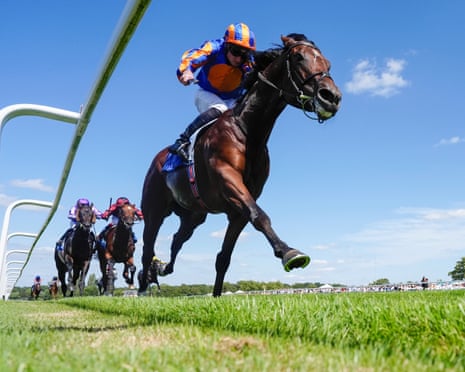 Aidan OâÂÂBrienâÂÂs Constitution River on the way to victory in the Coral-Eclipse at Sandown Park in July