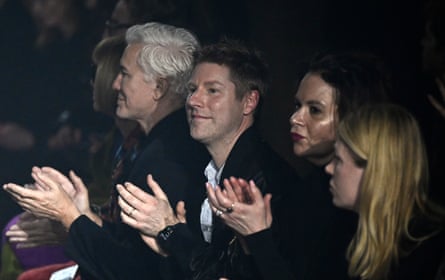 Christopher Bailey attends the Burberry show during London fashion week 2023.