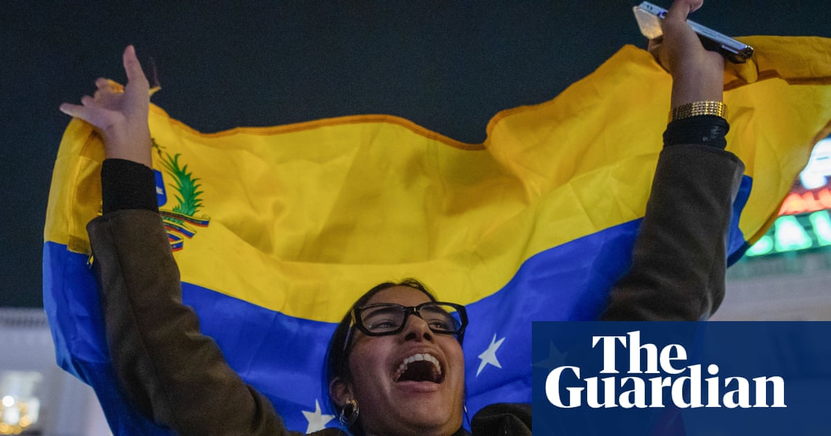 Celebrations and protests take place around the world after Venezuela strikes – video