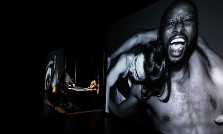 Find Your Eyes by Benji Reid for the Manchester international festival.