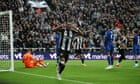 Isak on target as Newcastle ease to Carabao Cup win over rotated Chelsea