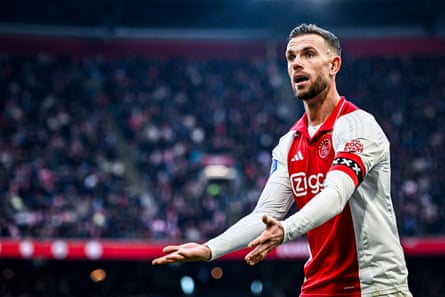 Ajax midfielder Jordan Henderson