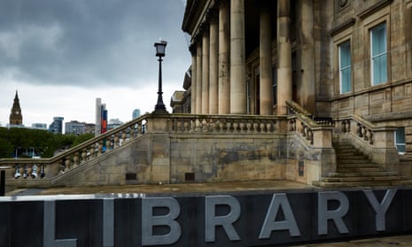 Further cuts on the way … Liverpool Central library. 