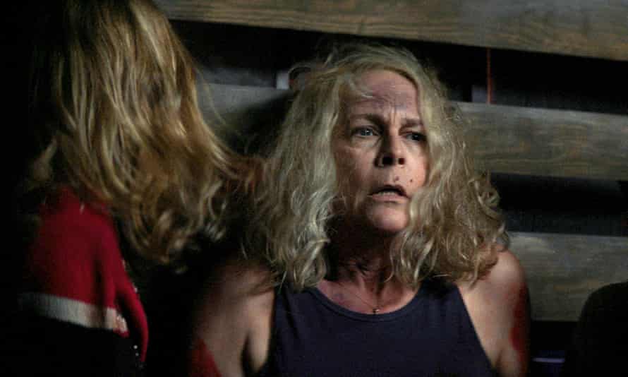 Killer queen … Jamie Lee Curtis as Laurie Strode in Halloween Kills.