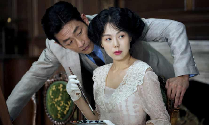 Ha Jung-woo and Kim Min-hee in The Handmaiden.