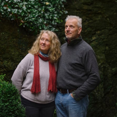 Raynor Winn with her husband, Moth