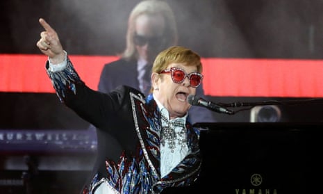 Elton John wraps up the US leg of his Farewell Yellow Brick Road tour in Los Angeles on 20 November.