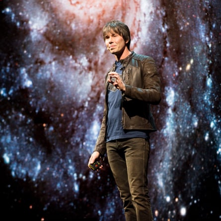 Star man … Prof Brian Cox takes his day job to the SSE Arena, Wembley.