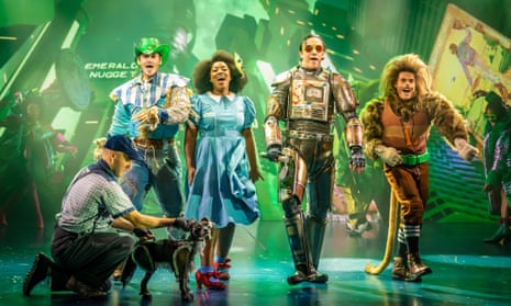 Off to see the wizard … Ben Thompson (as Toto), Jonny Fines, Georgina Onuorah, Paul French and Giovanni Spanó.