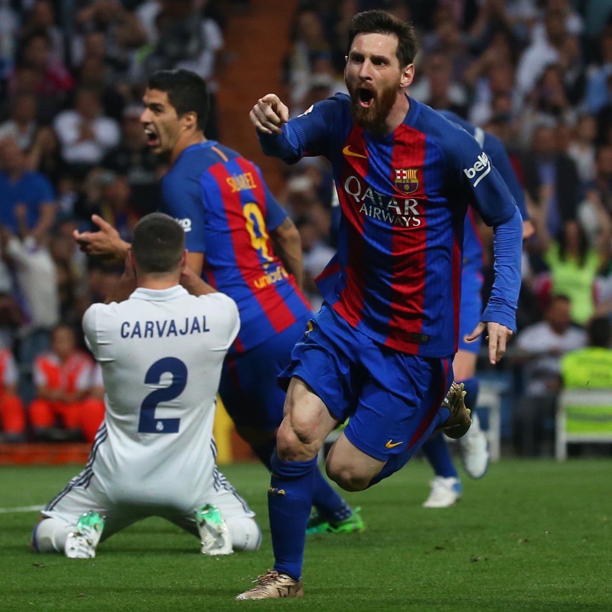 Real Madrid 2-3 Barcelona: El Clásico – as it happened | La Liga | The  Guardian