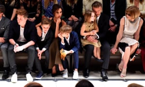 David Victoria Romeo Brooklyn Beckham Burberry