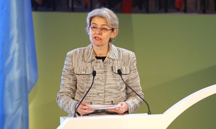 Irina Bokova, director general of Unesco.