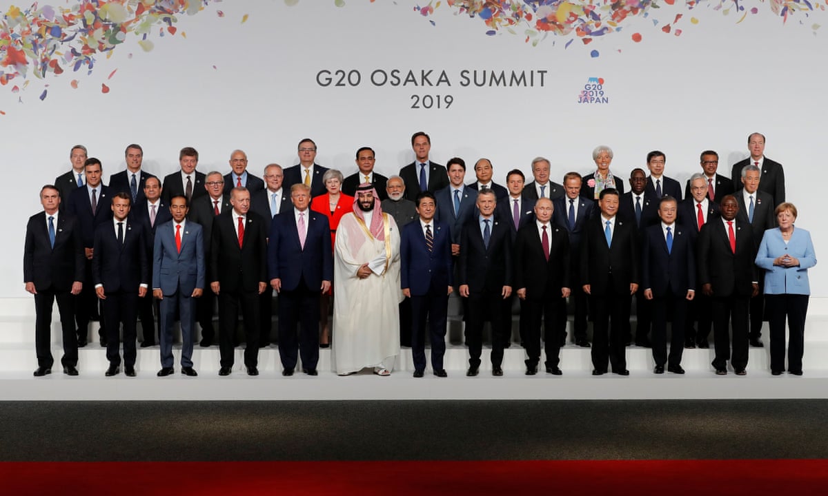 Trade wars, tweets and western liberalism: G20 summit wraps up in Osaka | G20 | The Guardian