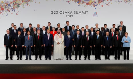 The delegates in attendance at the G20 summit in 2019