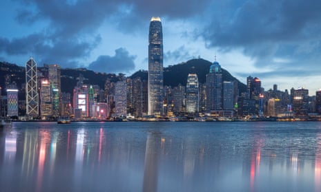 view of hong kong from the water