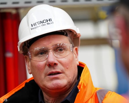 Keir Starmer visits Hitachi Rail