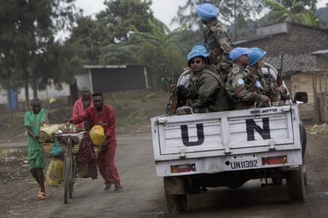 United Nations peacekeepers north of Goma, Democratic Republic of Congo. The UN has instituted reforms over the past decade to tackle sexual abuse by peacekeepers, but the crimes continue.