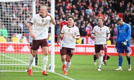 Nottingham Forest 0-2 Manchester City: Premier League – as it happened | Premier League | The Guardian
