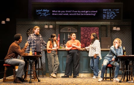 The cast of Our Public House at Leeds Playhouse.